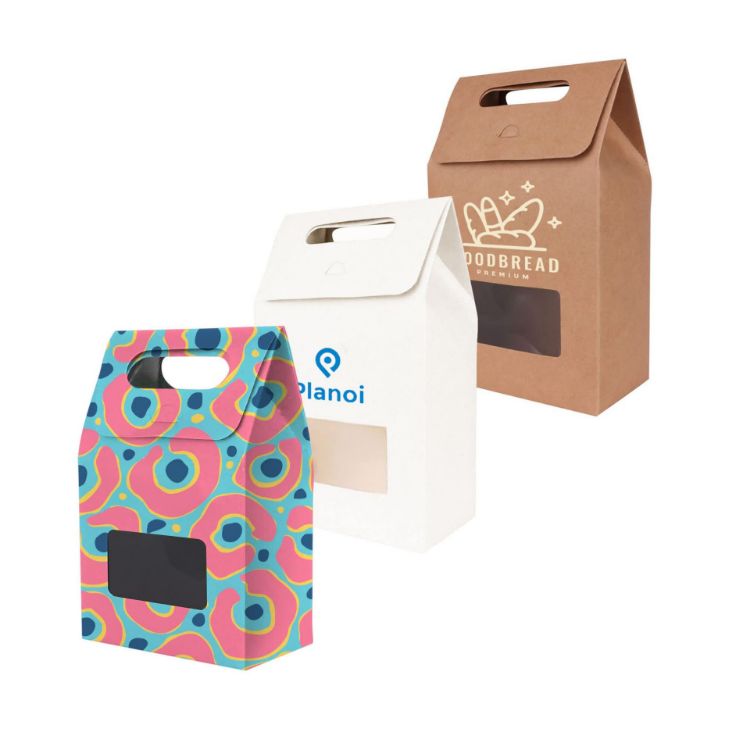 Picture of Die cut Handle Bag with Window(135x200x75mm )