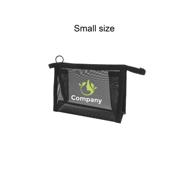 Picture of Nylon Mesh Triangular Cosmetic Bag