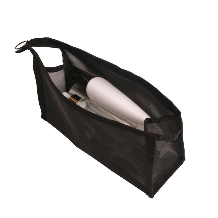 Picture of Nylon Mesh Triangular Cosmetic Bag