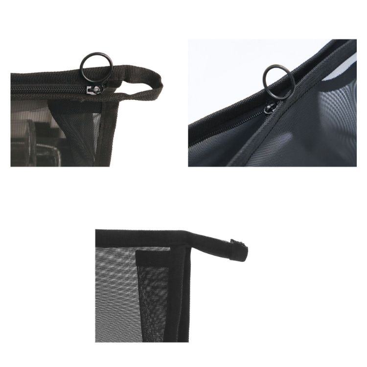 Picture of Nylon Mesh Triangular Cosmetic Bag