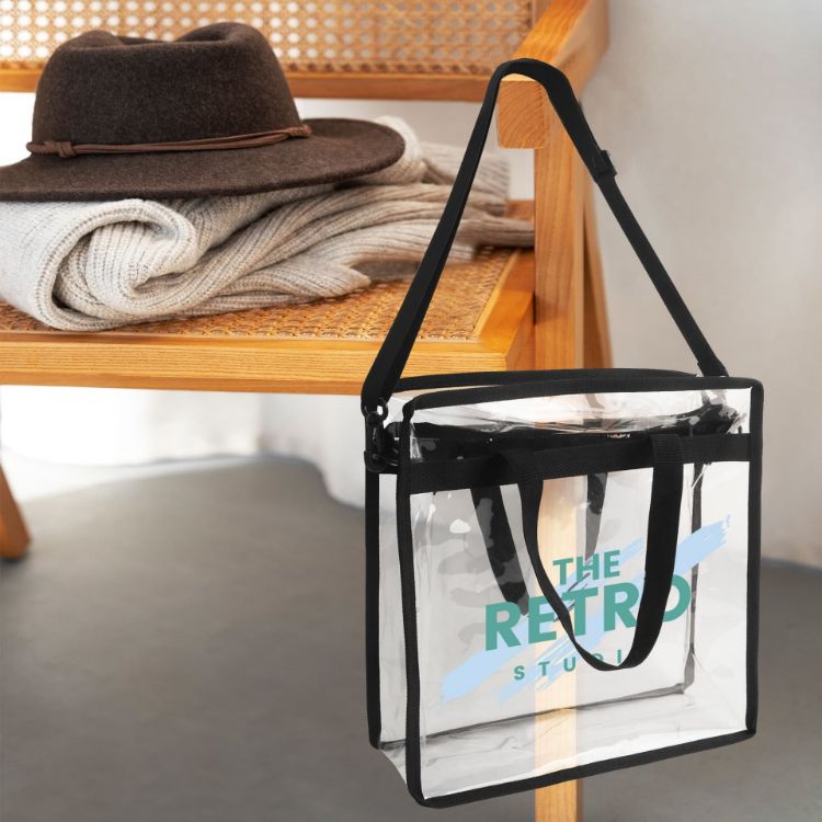 Picture of Clear Tote Bag With Shoulder Strap