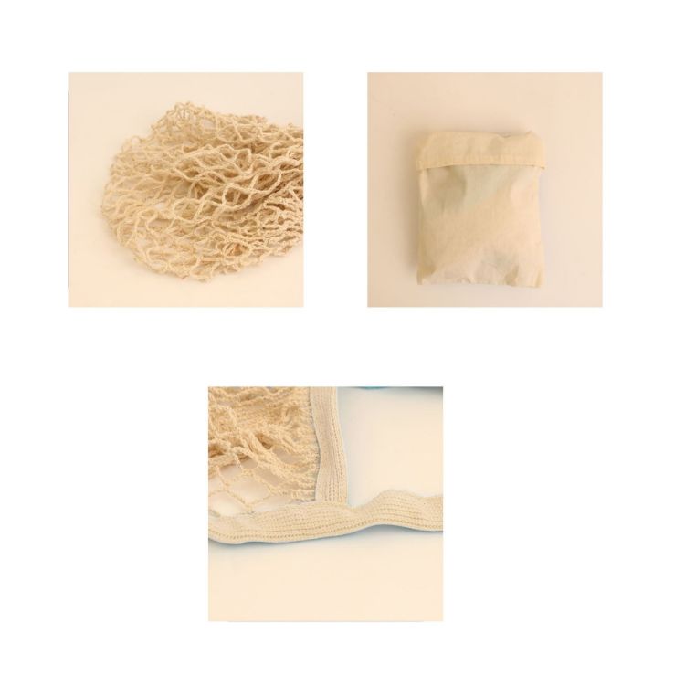 Picture of Mesh Foldaway Cotton Tote bag