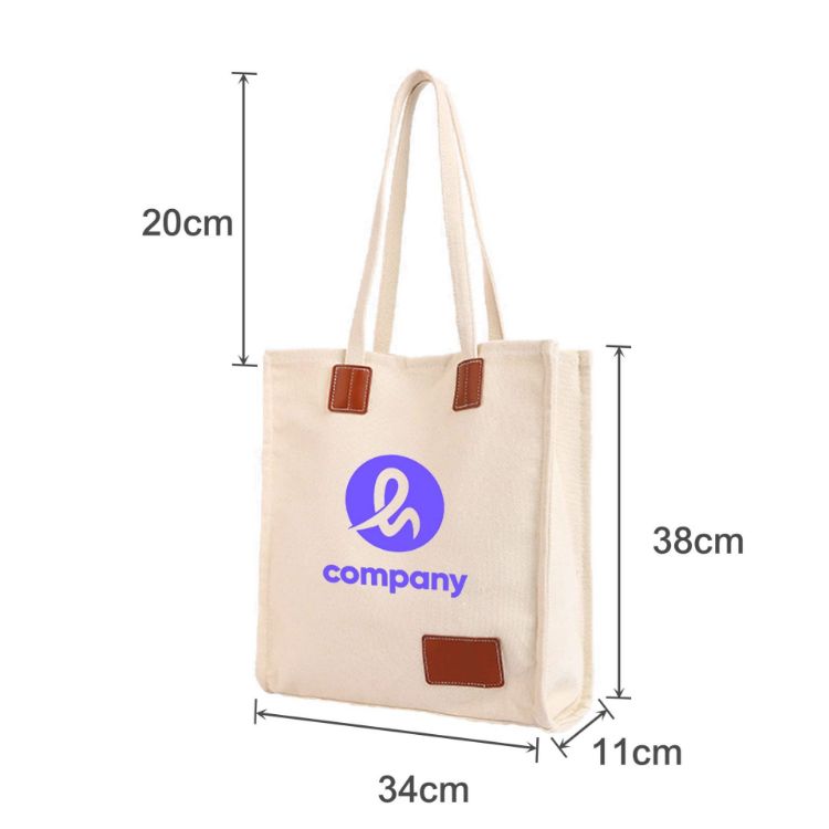 Picture of 450gsm Canvas Bag With Magnetic Snap