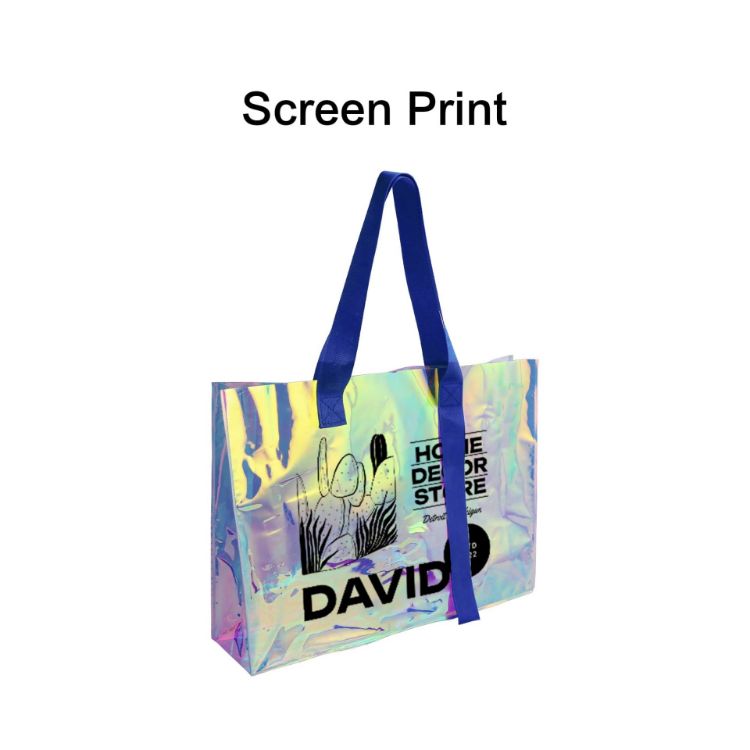 Picture of Colorful Transparent PVC Tote Bag