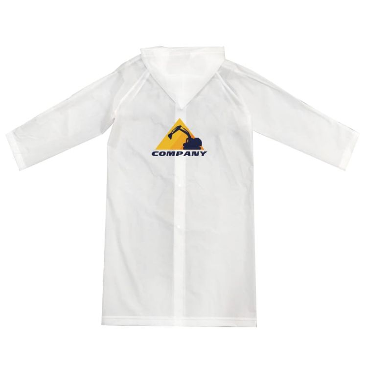 Picture of Reusable Adult EVA Digital Print Raincoat