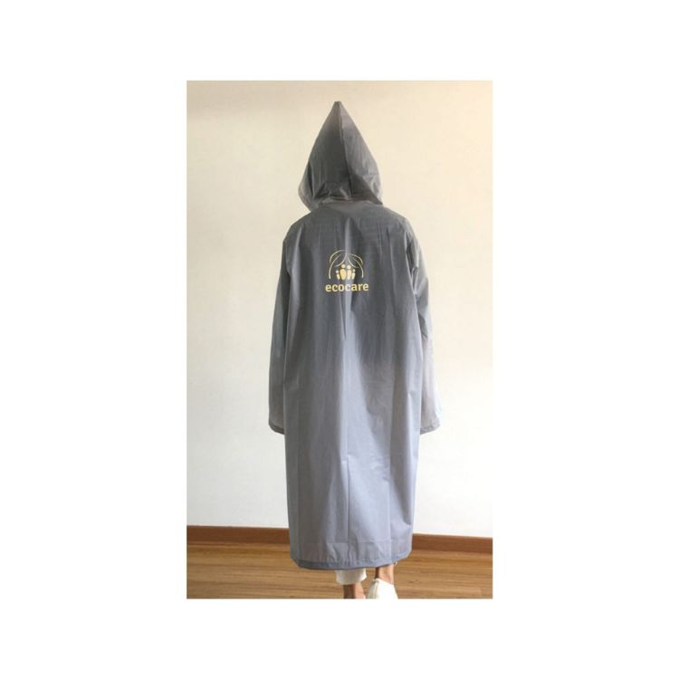 Picture of Reusable Adult PEVA Screen Print Raincoat