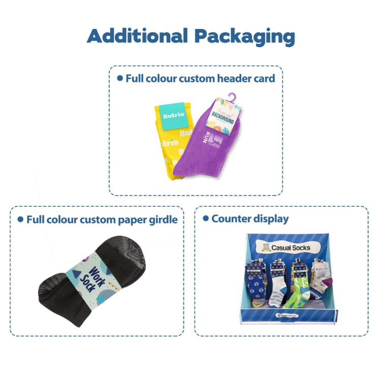 Picture of Crew Woven Bamboo Work Socks