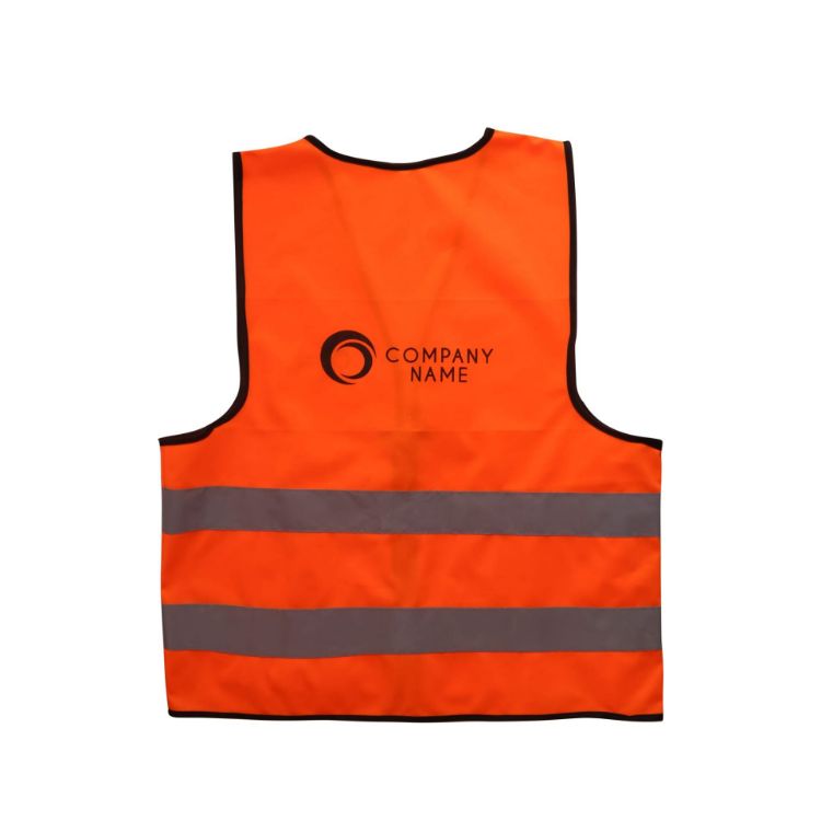 Picture of Unisex Adults Classic Hi-Vis Vest with Horizontal Reflective Tape