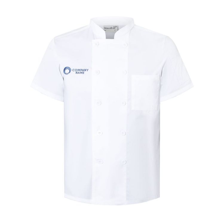 Picture of Classic Short Sleeves Double Breasted Chef Jacket