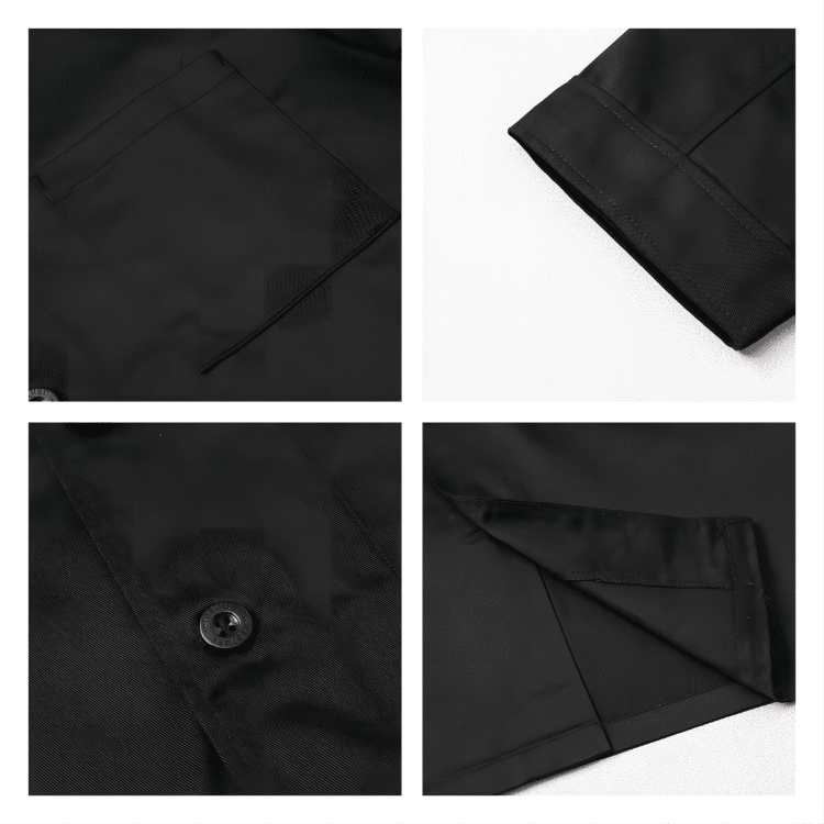 Picture of Classic 3/4 Sleeves Single Breasted Chef Jacket