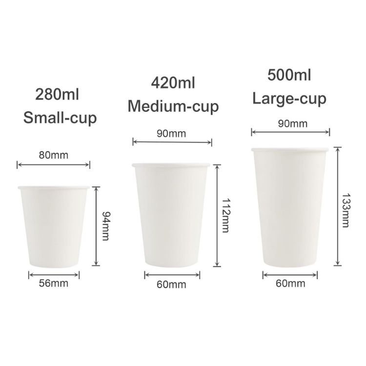 Picture of PLA Single Wall Compostable Paper Cups