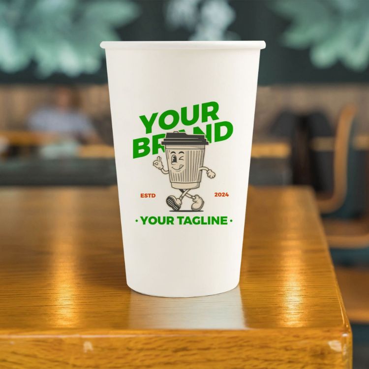 Picture of PLA Single Wall Compostable Paper Cups
