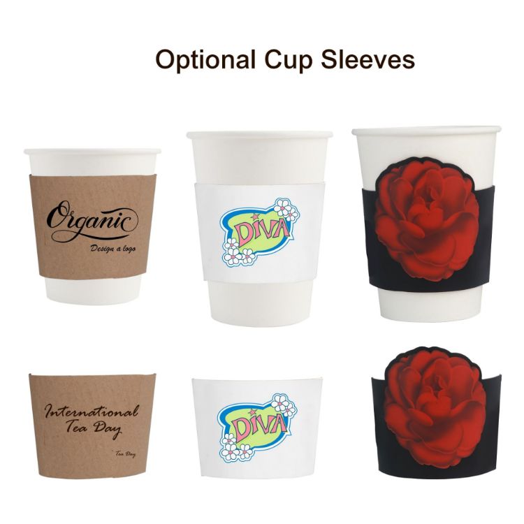 Picture of Home Compostable Aqueous Single Wall Paper Cups