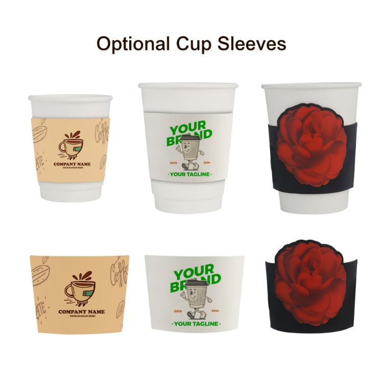 Picture of Home Compostable Aqueous Double Wall Paper Cups