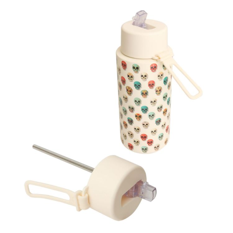 Picture of 1L Stainless Steel Bottle with Straw Lid