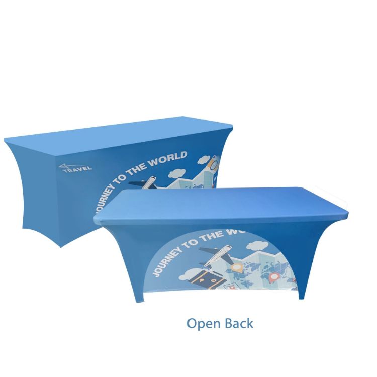 Picture of Stretch Table Covers with Open Back * 8ft
