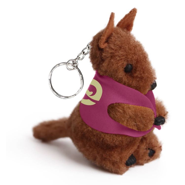 Picture of Kangaroo Clip on Stuffed Plush Toy