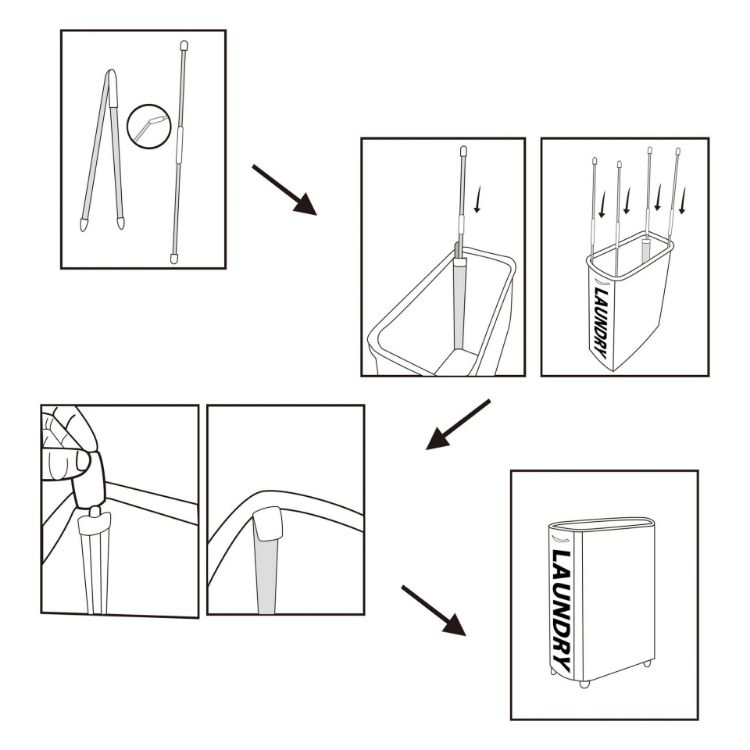 Picture of Laundry Basket With Wheels