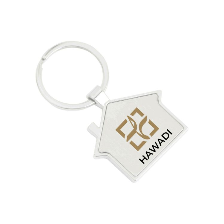Picture of House Metal Keyring