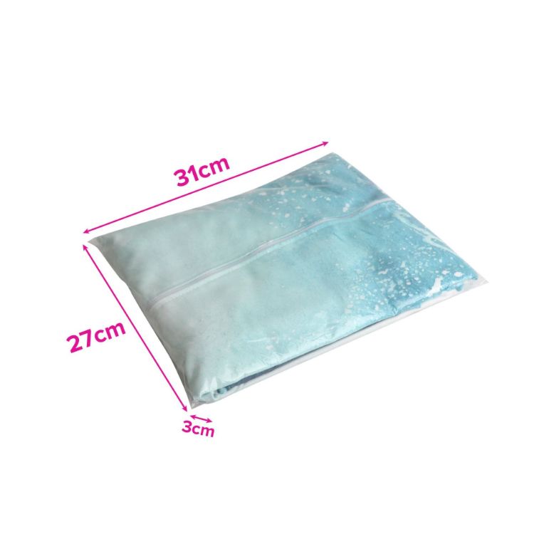 Picture of 100% Microfibre Sublimation Hooded Change Towel with Zip