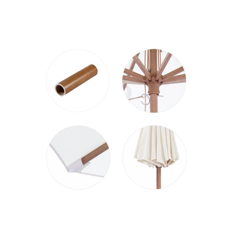 Picture of 4x4m Wind-resistant Square Stock Colour Outdoor Umbrella