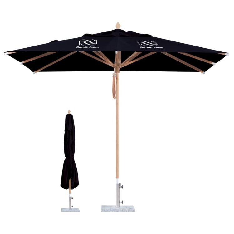 Picture of 3x3m Wind-resistant Square Stock Colour Outdoor Umbrella