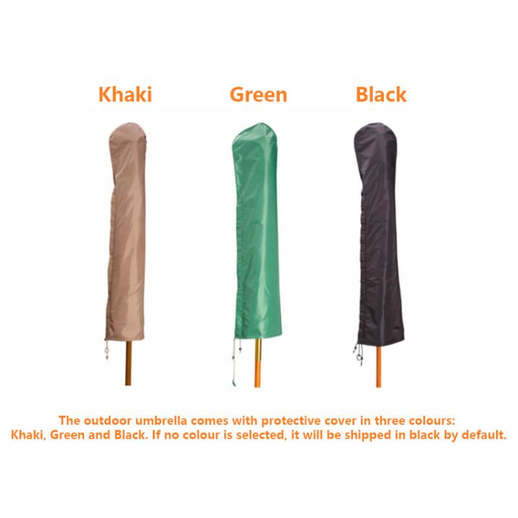 Picture of 2x2m Wind-resistant Square Stock Colour Outdoor Umbrella