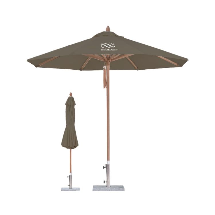 Picture of 4x4m Wind-resistant Octagon Stock Colour Outdoor Umbrella
