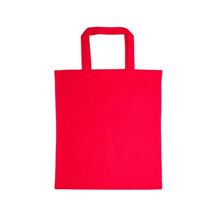 Picture of Coloured Cotton Short Handle Tote Bag