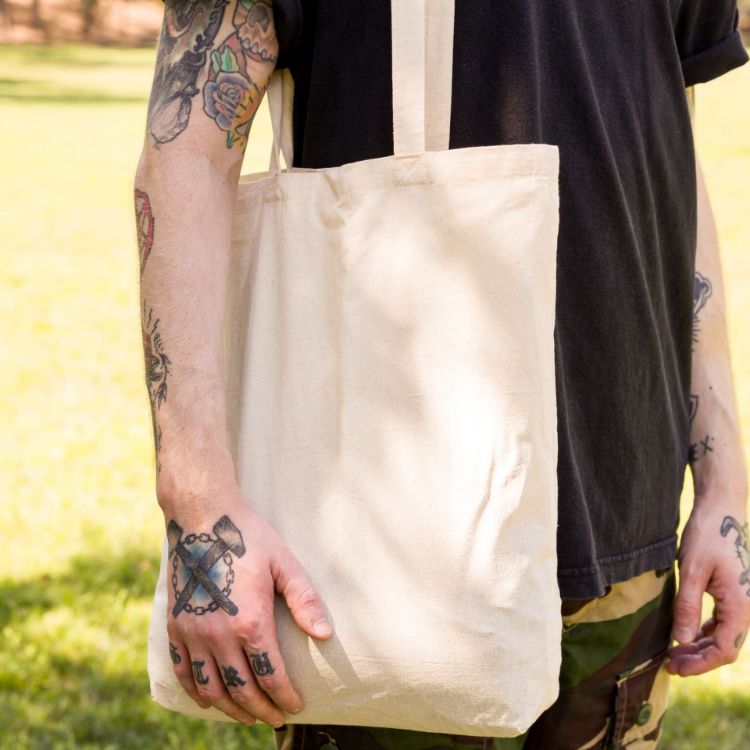 Picture of Calico Long Handle Bag