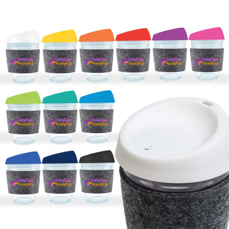 Picture of Vienna Coffee Cup / Silicone Lid / RPET Band