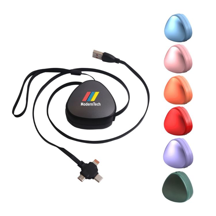 Picture of 3-In-1 Retractable Portable Charging Cable