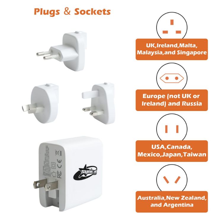 Picture of 4 Ports Universal Travel Adapter