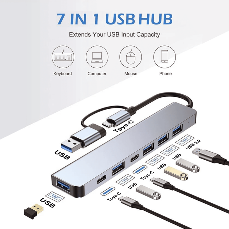 Picture of 7 in 1 USB Hub