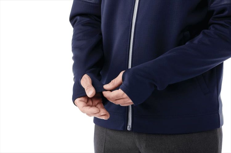 Picture of Men's Senger Knit Full Zip Performance Jacket w/ Thumb Holes