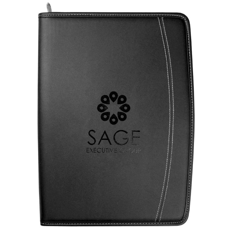Picture of The Flare A4 Imitation Leather Zip Compendium