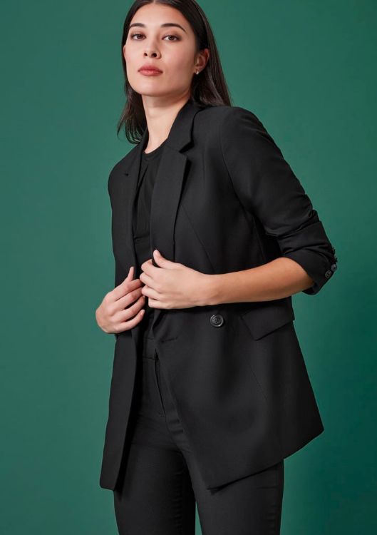 Picture of Womens Renew Double Breasted Longline Jacket