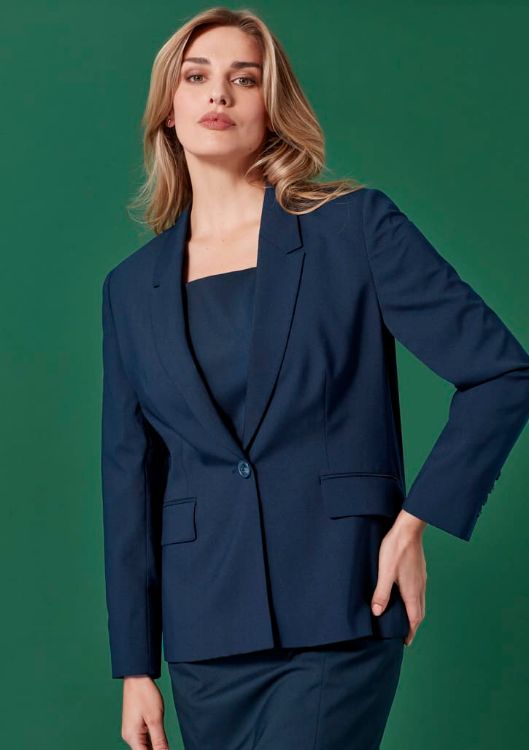 Picture of Womens Renew Double Breasted Longline Jacket