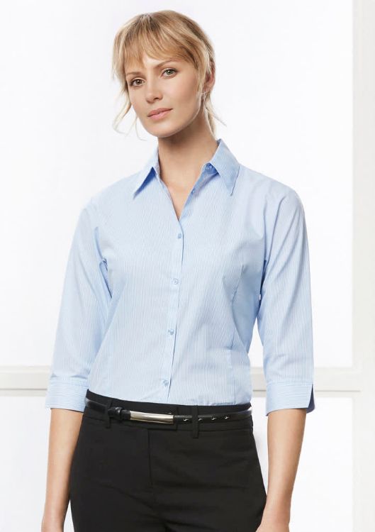 Picture of Womens Micro Check 3/4 Sleeve Shirt