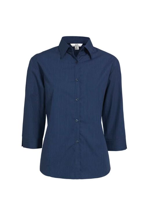 Picture of Womens Micro Check 3/4 Sleeve Shirt