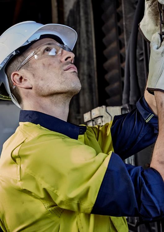 Picture of Mens Closed Front Long Sleeve Shirt