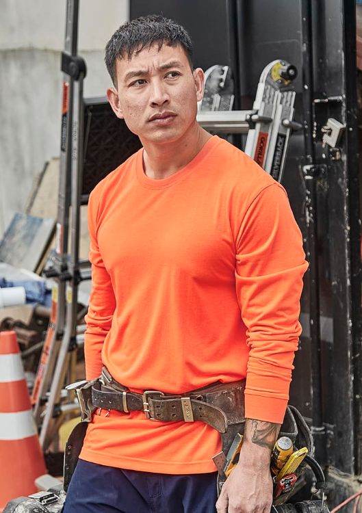 Picture of Mens Hi Vis Long Sleeve Tee