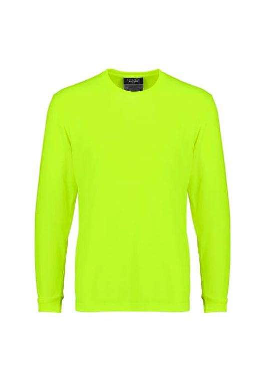 Picture of Mens Hi Vis Long Sleeve Tee