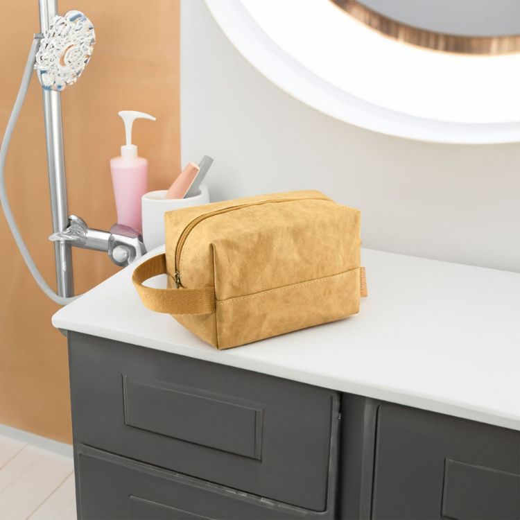 Picture of Munro Kraft Paper Cosmetic Bag