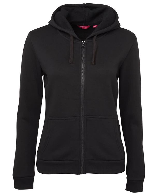 Picture of JB's Ladies P/C Full Zip Hoodie Black