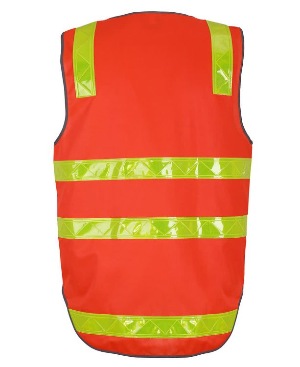 Picture of JB's Vic Road (D+N) Zip Safety Vest Orange