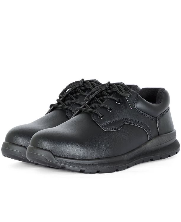 Picture of JB's Microfibre Lace Up Steeltoe Shoe Black