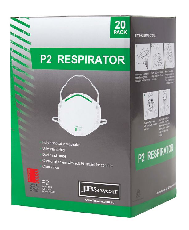 Picture of JB's P2 Respirator (20 Pc)