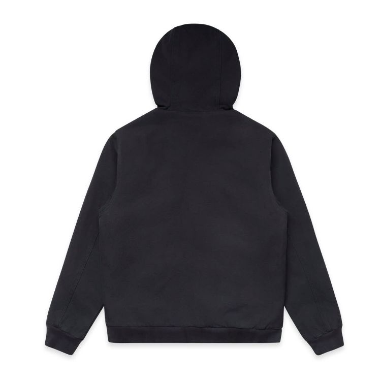 Picture of Canvas Bomber Hood Jacket