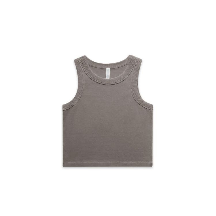 Picture of Wo's Faded Organic Rib Crop Tank